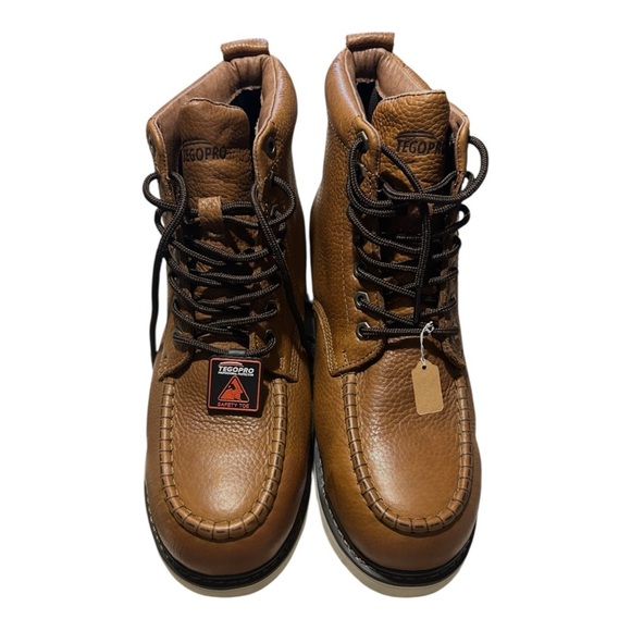 TeGoPro Tan Leather Men's Boots - Picture 3 of 5